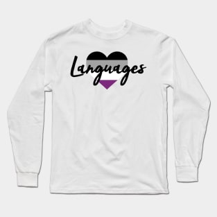 Language Learning Ace Pride Long Sleeve T-Shirt